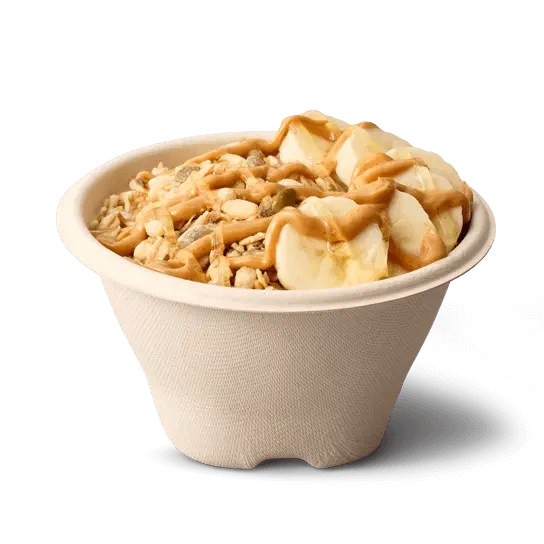Peanut Butter Banana Crunch Oatmeal
