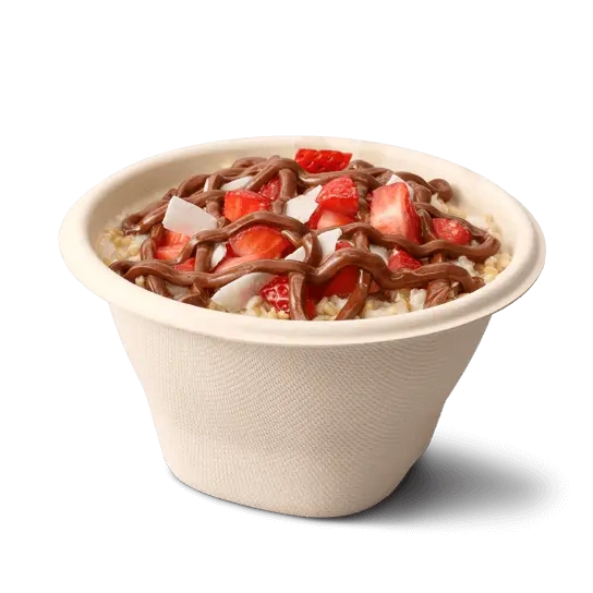 Strawberry + Nutella® & Coconut Oatmeal